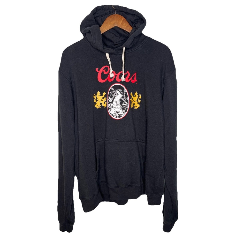 Coors Colorado Limited Men XL Hoodie Sweatshirt Beer Mountains Grunge
